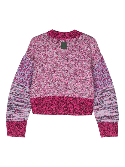 Anagram-Detail Knitted Jumper