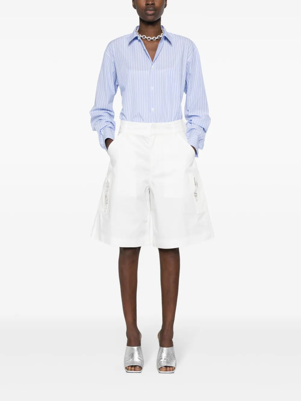 Nina Cotton Cargo Shorts
