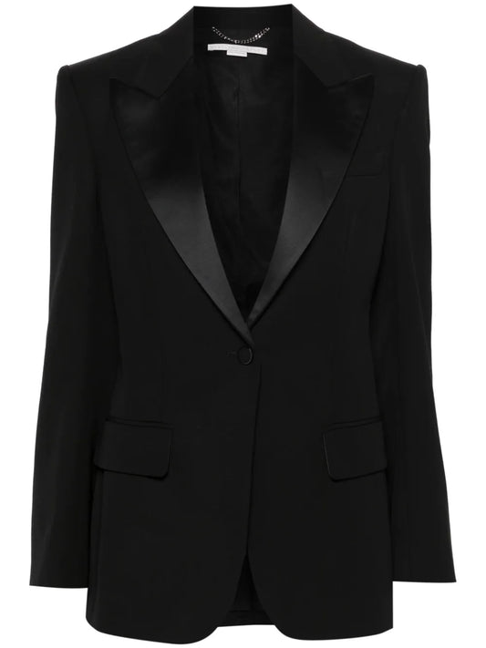 Wool Single-Breasted Blazer