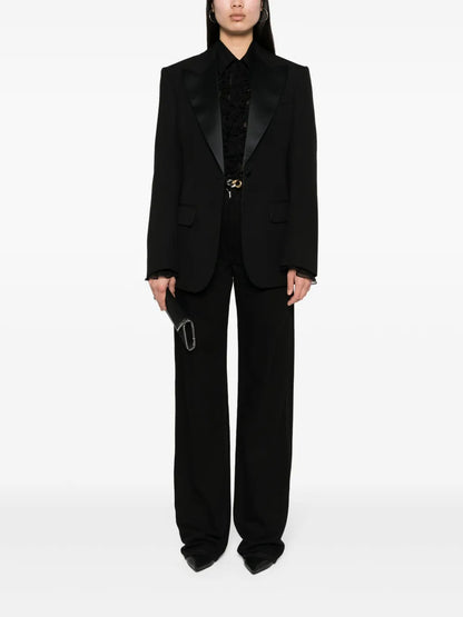 Wool Single-Breasted Blazer