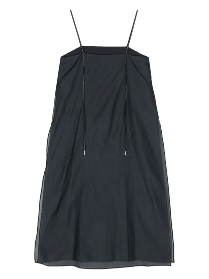 Sleeveless Semi-Sheer Top