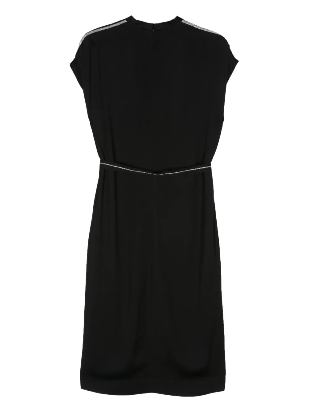 Bead-Chain Midi Dress