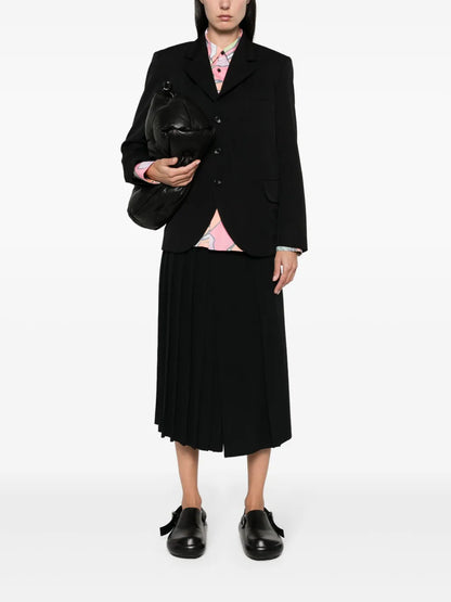 Single-Breasted Wool Blazer