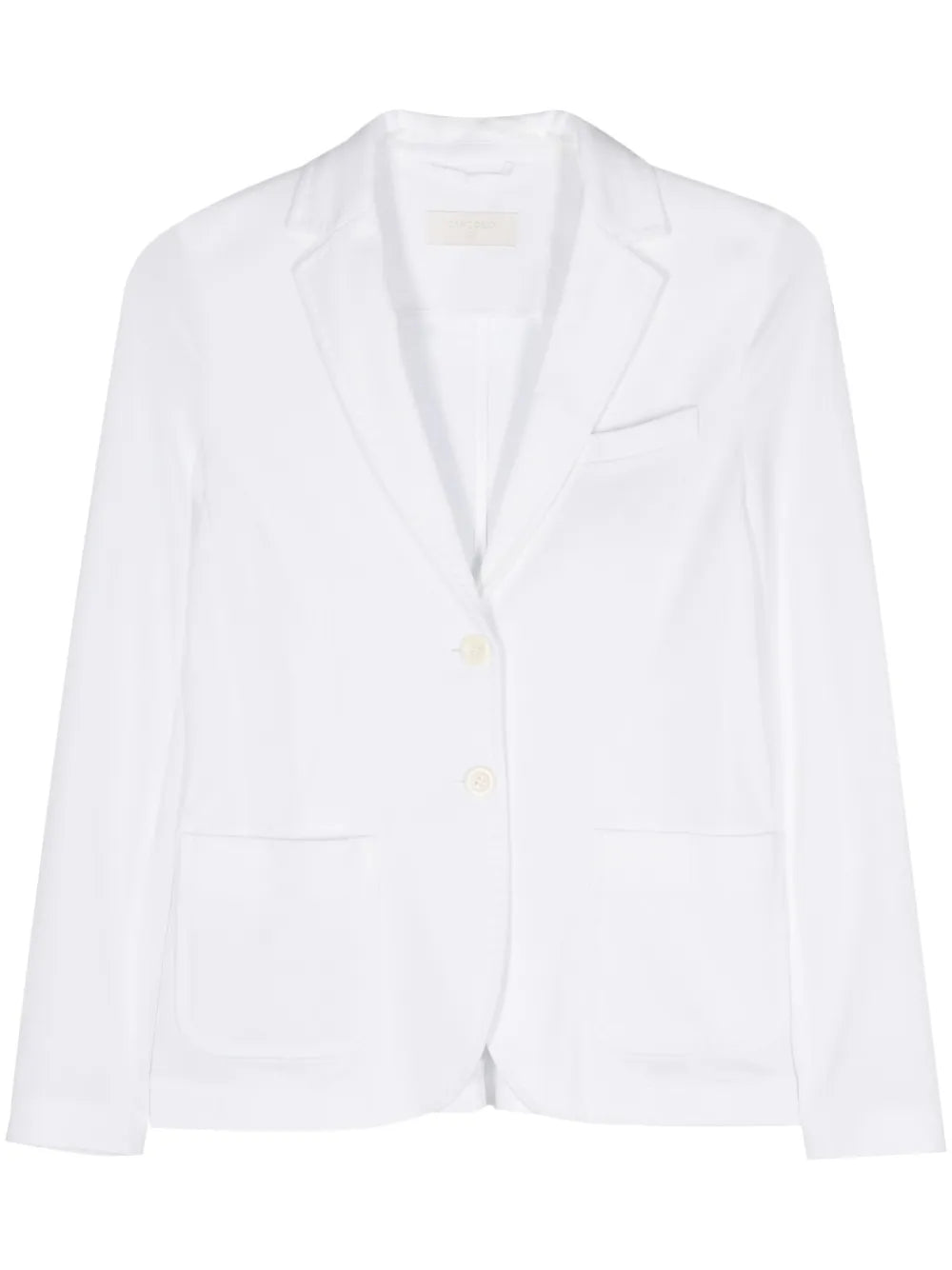 Piqué Single-Breasted Blazer