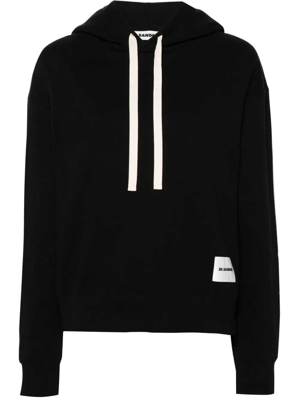 + Logo-Patch Cotton Hoodie