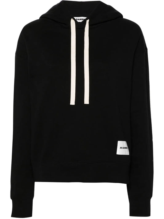 + Logo-Patch Cotton Hoodie
