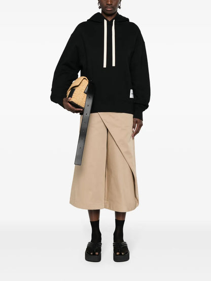 + Logo-Patch Cotton Hoodie