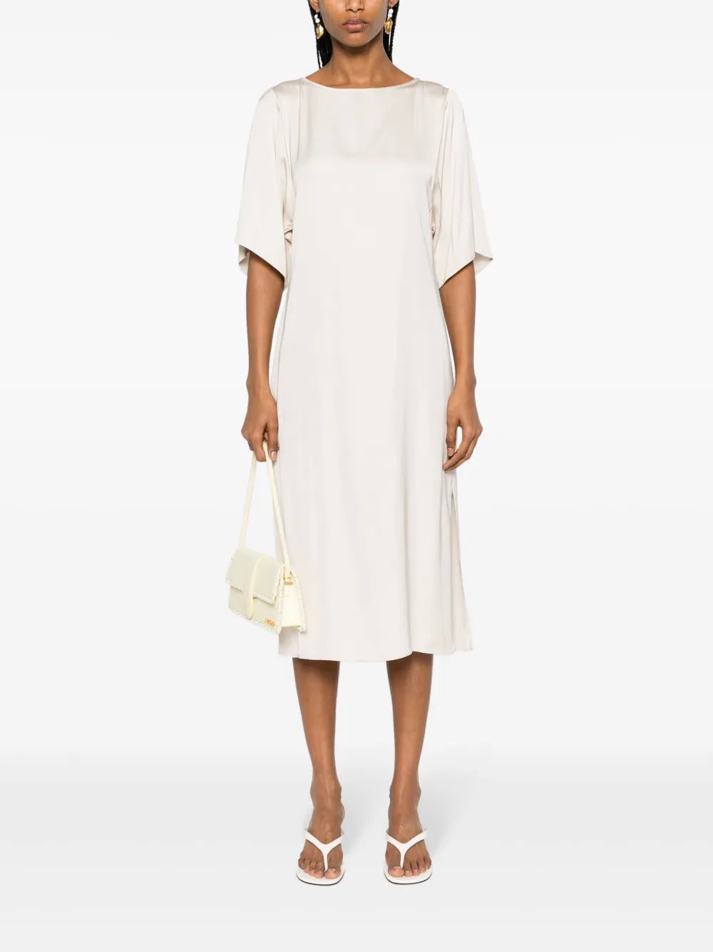 Satin Midi Dress