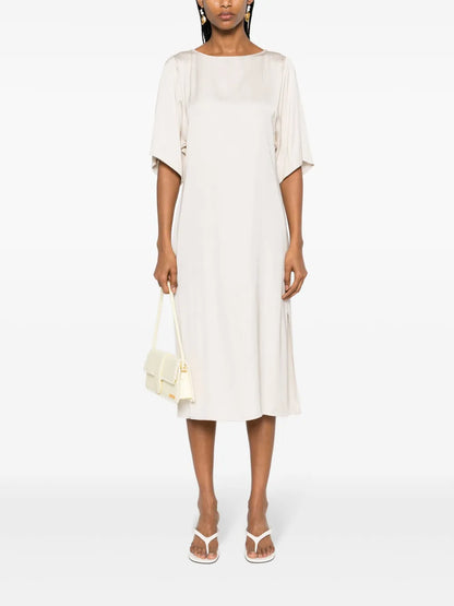 Satin Midi Dress