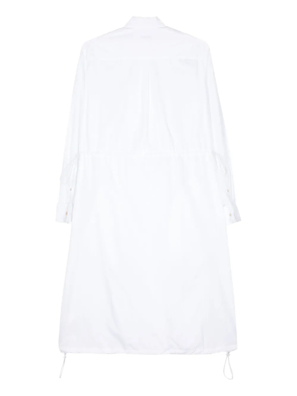 Contrast Poplin Midi Dress