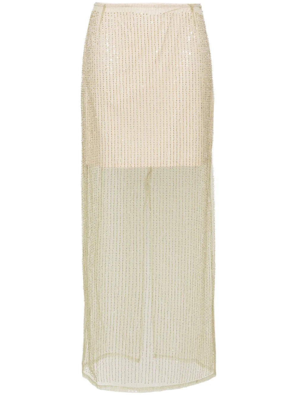 Sequin-Embellished Maxi Skirt