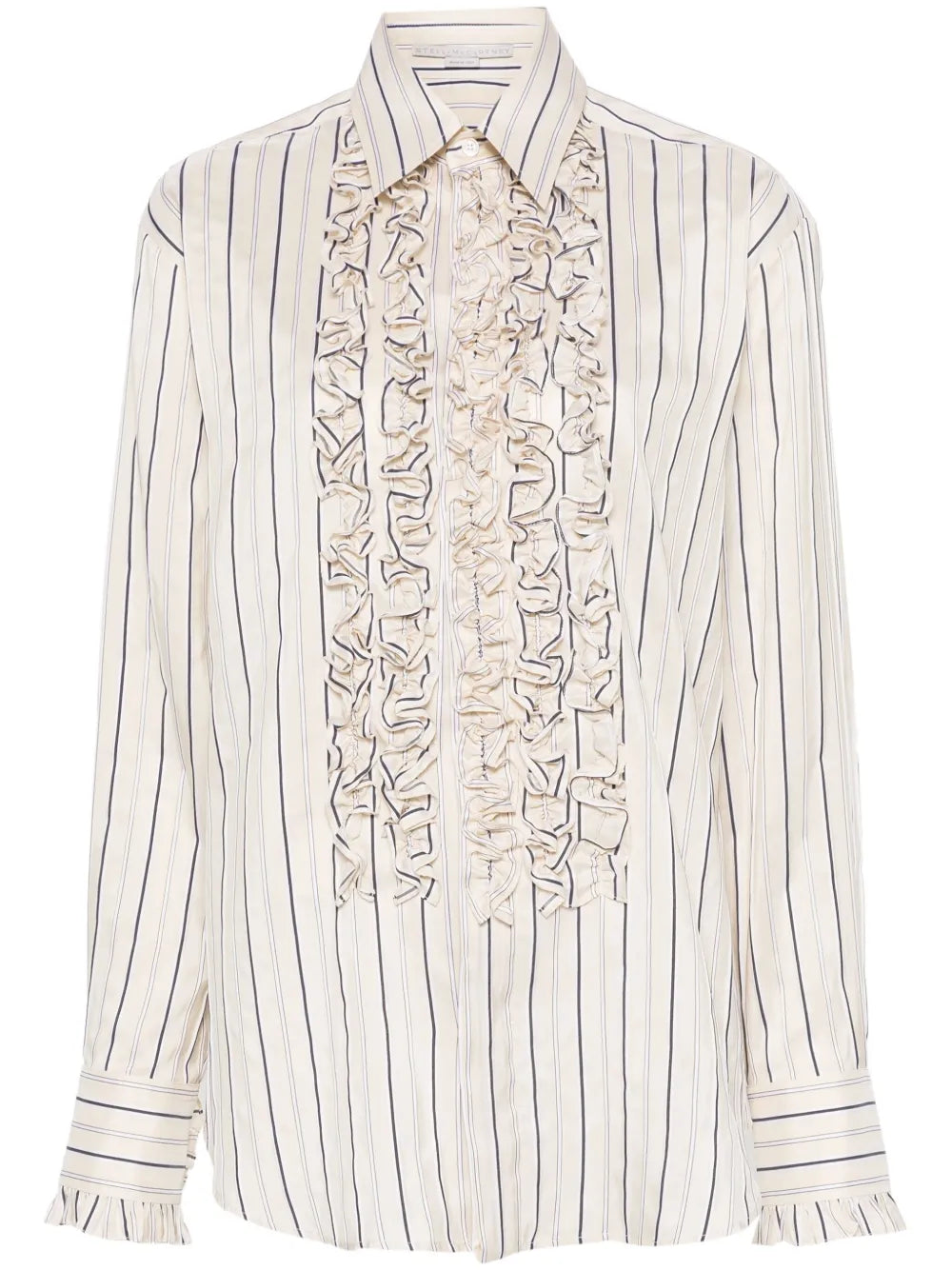 Striped Ruffled Shirt