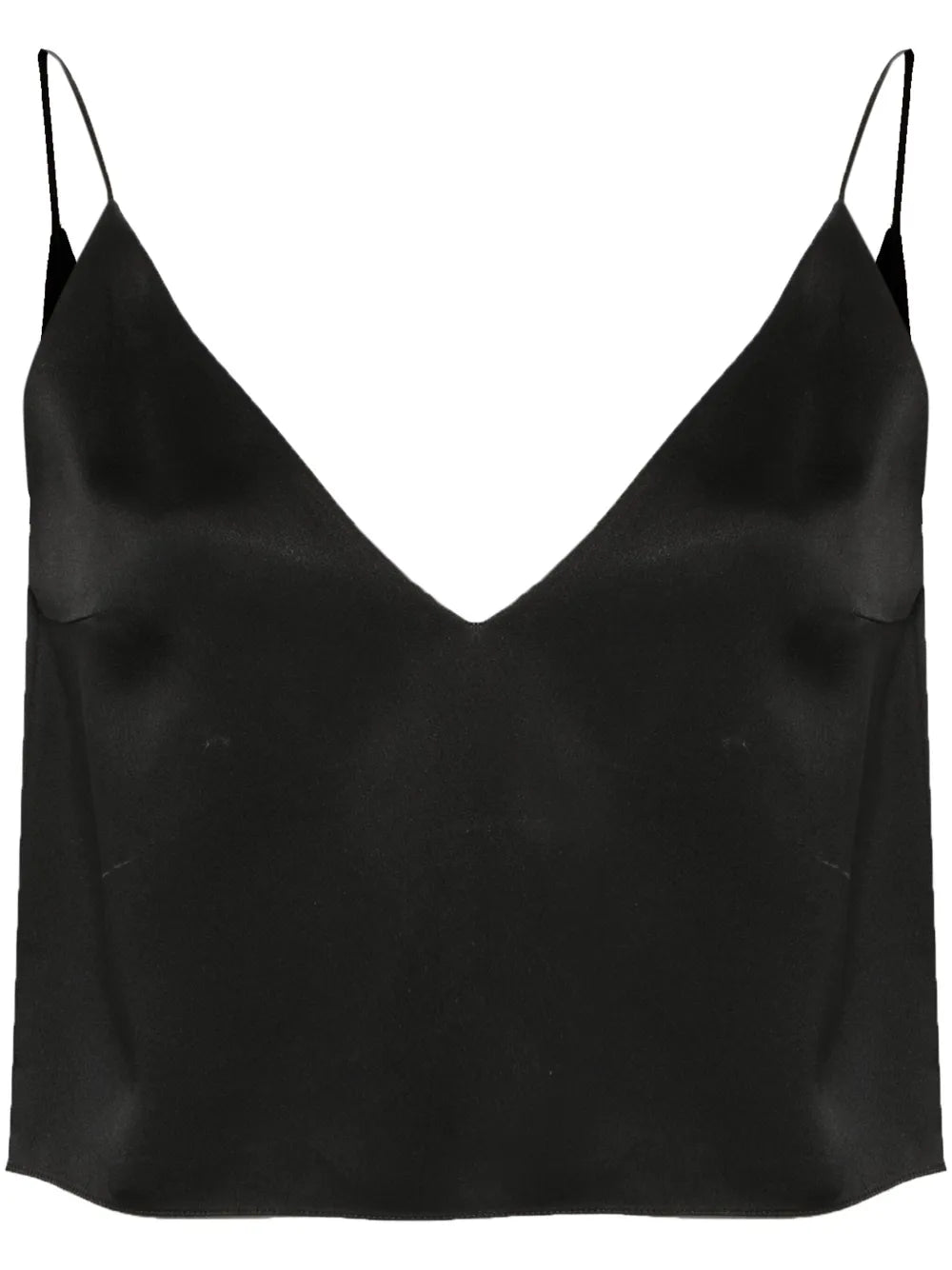 Cropped V-Neck Top