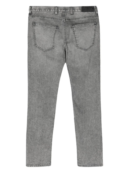 Mid-Rise Tapered Jeans