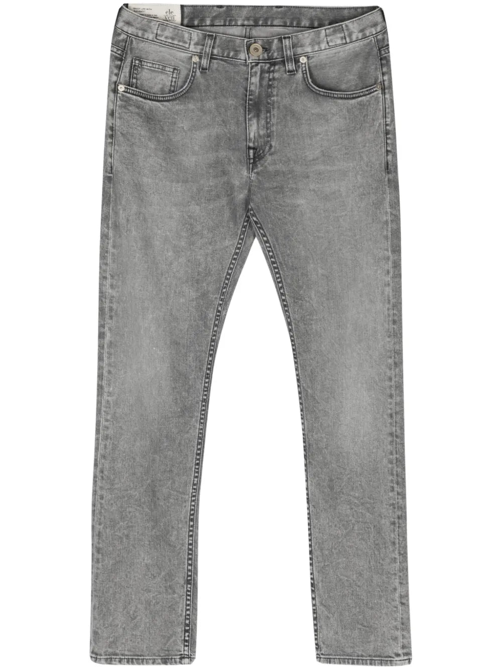 Mid-Rise Tapered Jeans