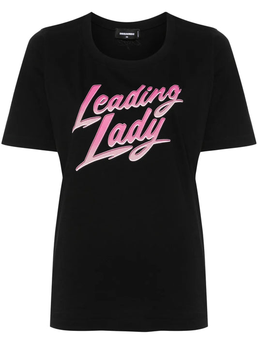 Leading Lady-Print T-Shirt