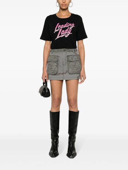 Leading Lady-Print T-Shirt