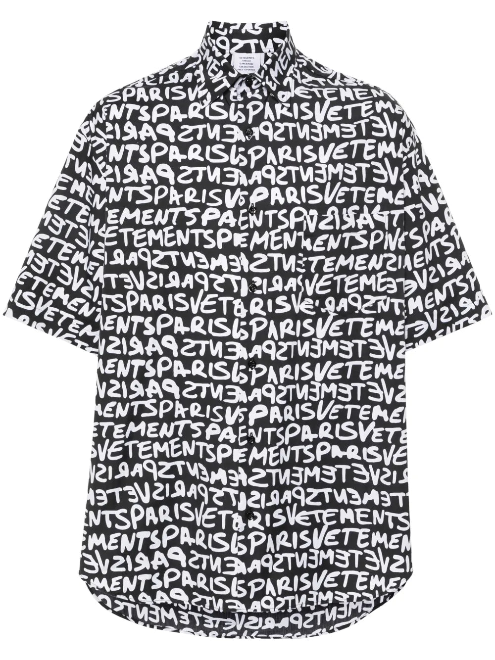 Logo-Print Cotton Shirt