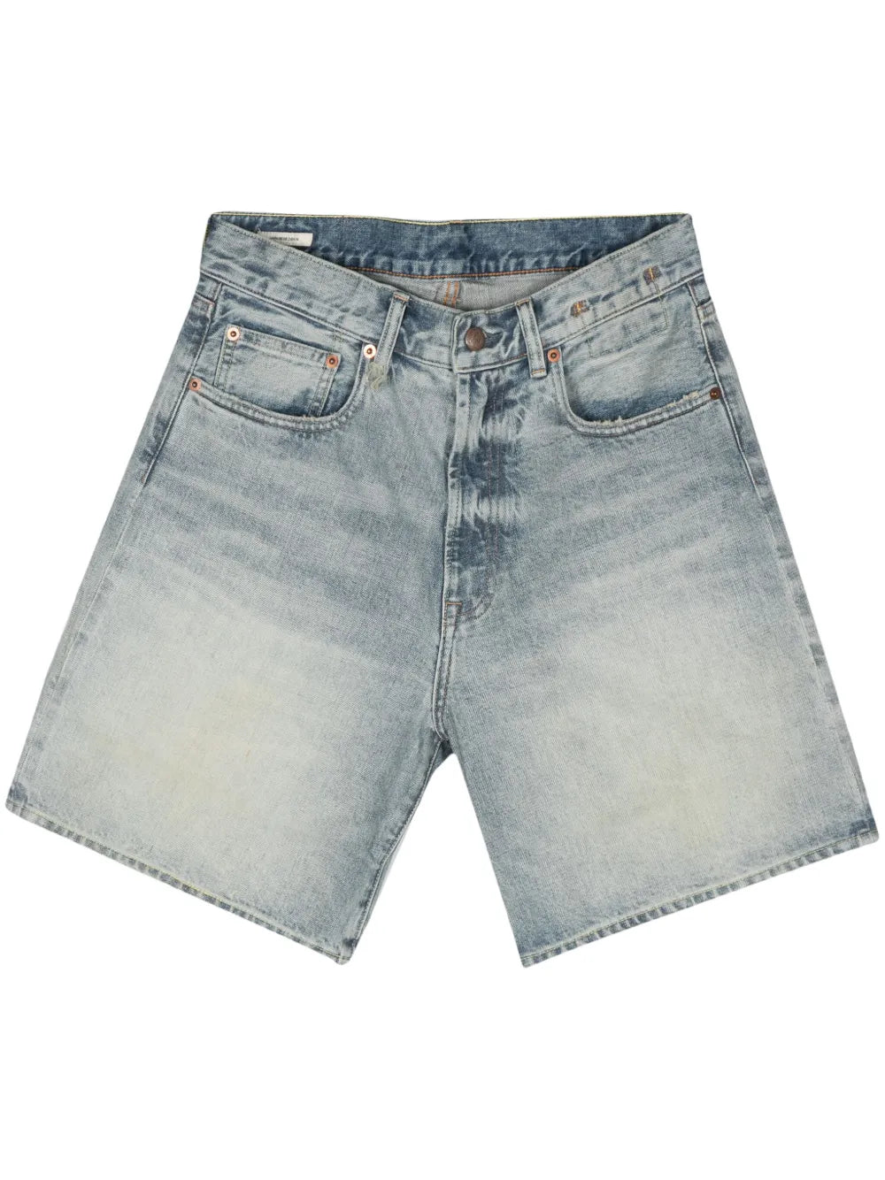 Logo-Patch Denim Shorts