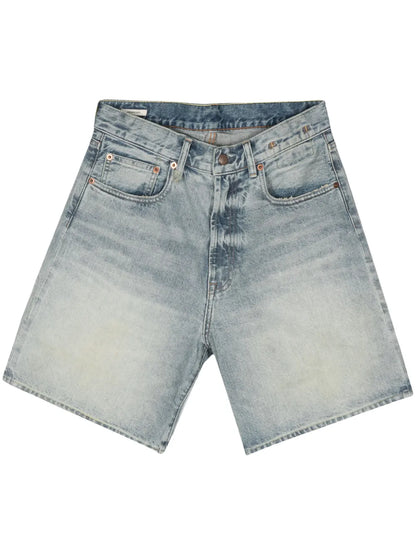 Logo-Patch Denim Shorts