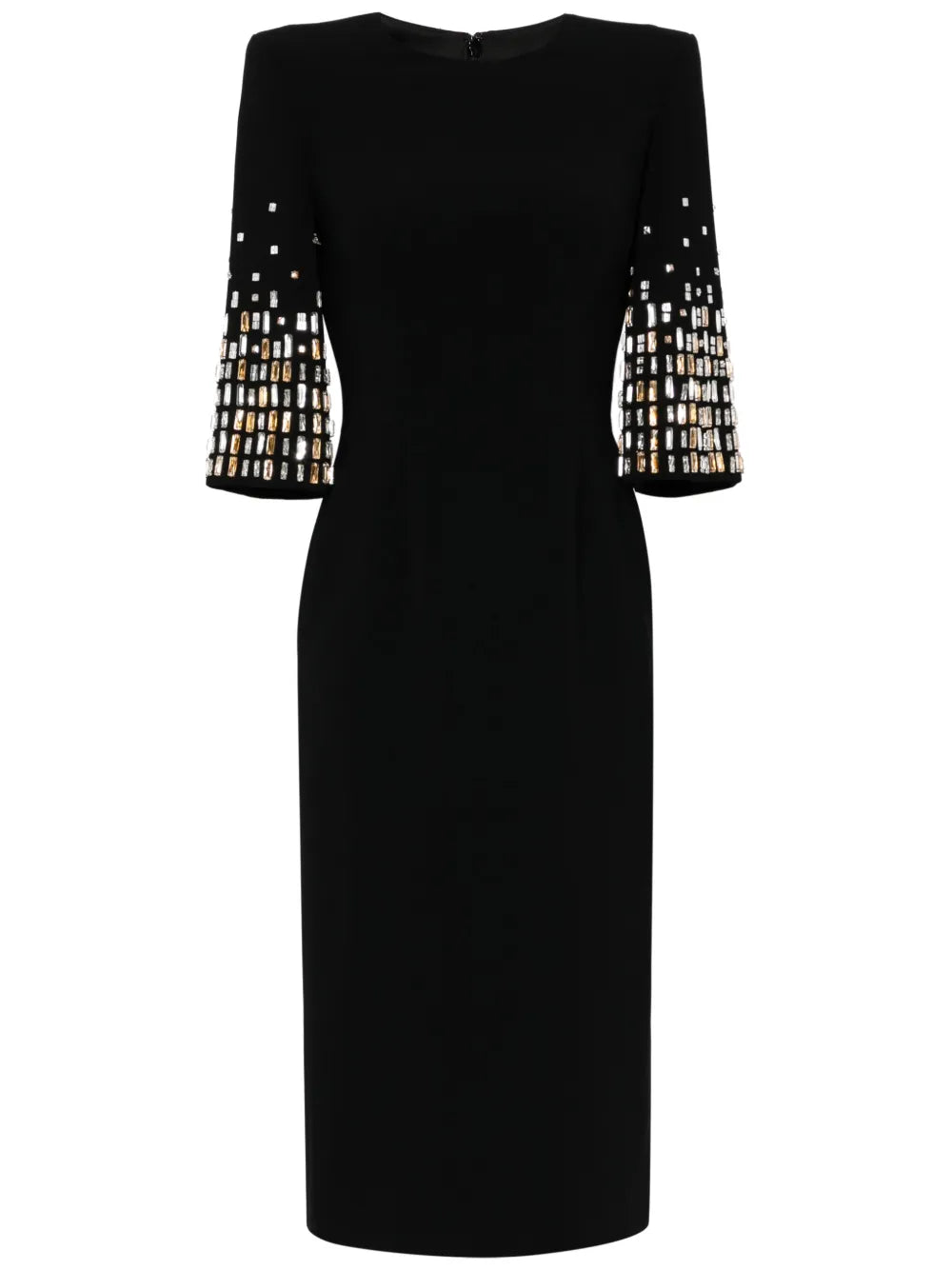 Highball Queen Crystal-Embellished Midi Dress