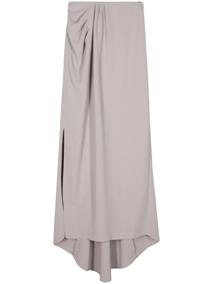 Draped Maxi Skirt