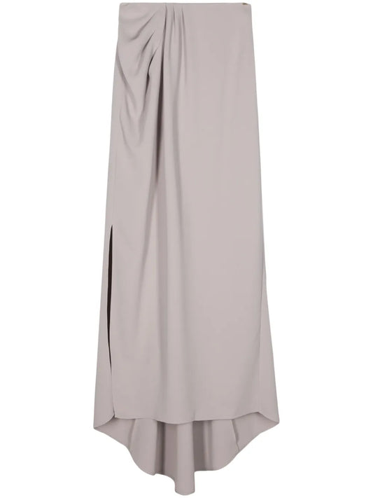 Draped Maxi Skirt