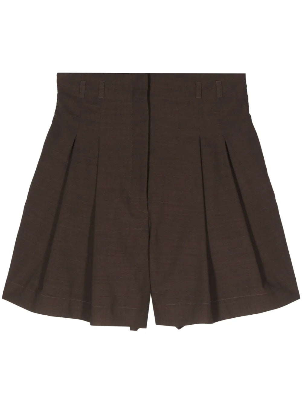 Pleated Tailored Shorts