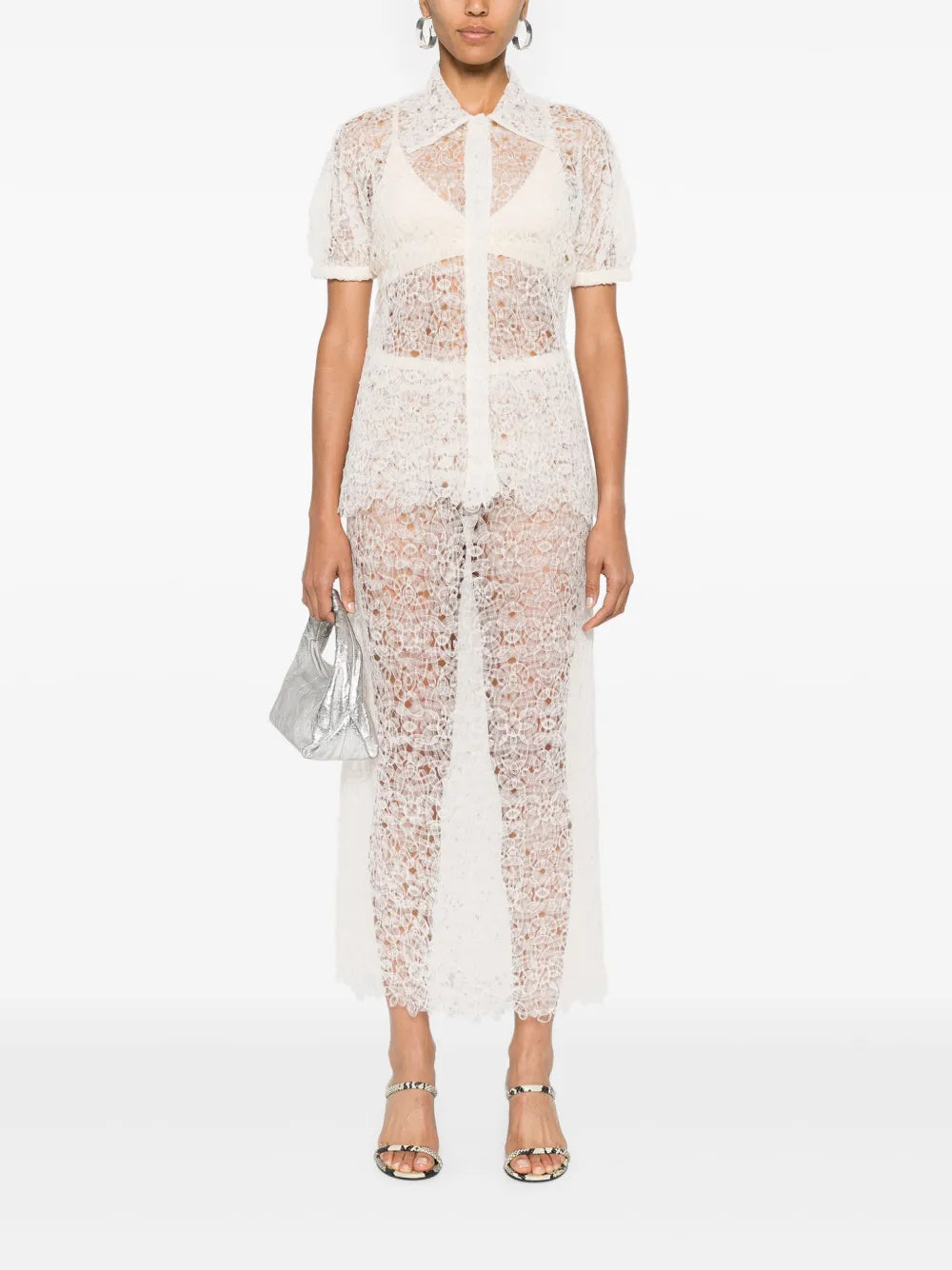 Pinta Semi-Sheer Tulle Shirt