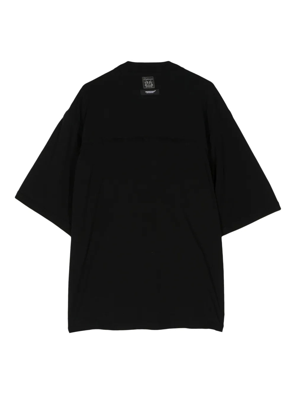 Slogan-Embroidered Cotton T-Shirt