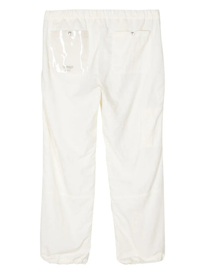 Logo Patch-Pocket Straight-Leg Trousers