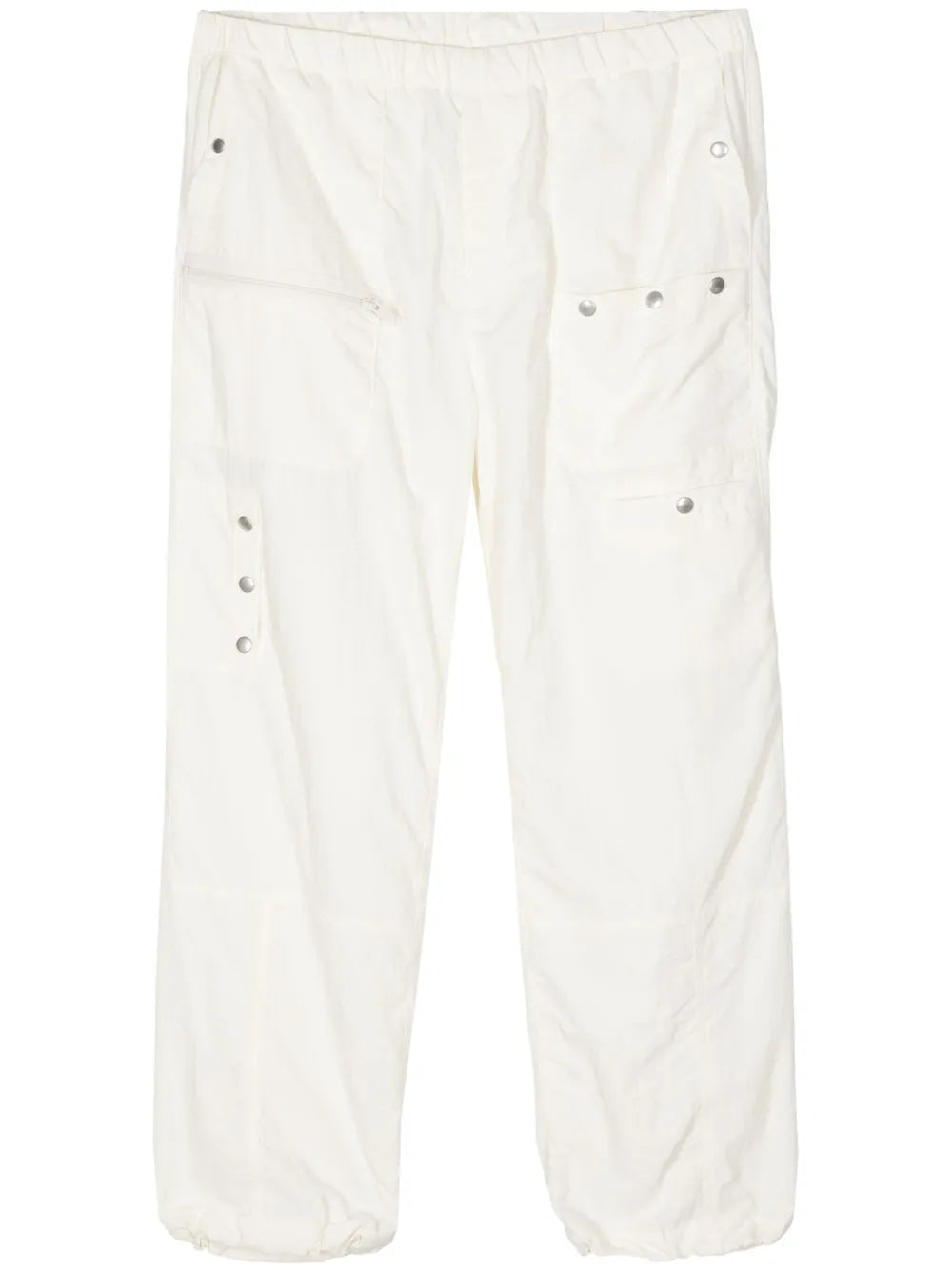 Logo Patch-Pocket Straight-Leg Trousers