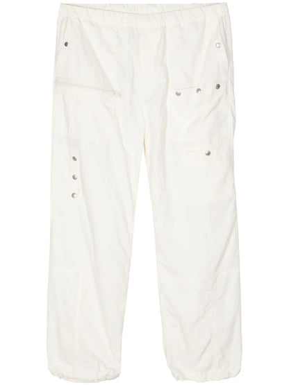 Logo Patch-Pocket Straight-Leg Trousers