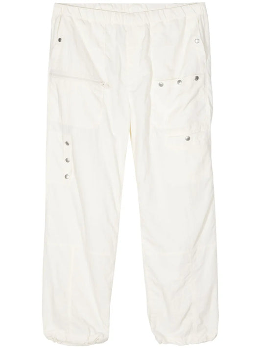 Logo Patch-Pocket Straight-Leg Trousers