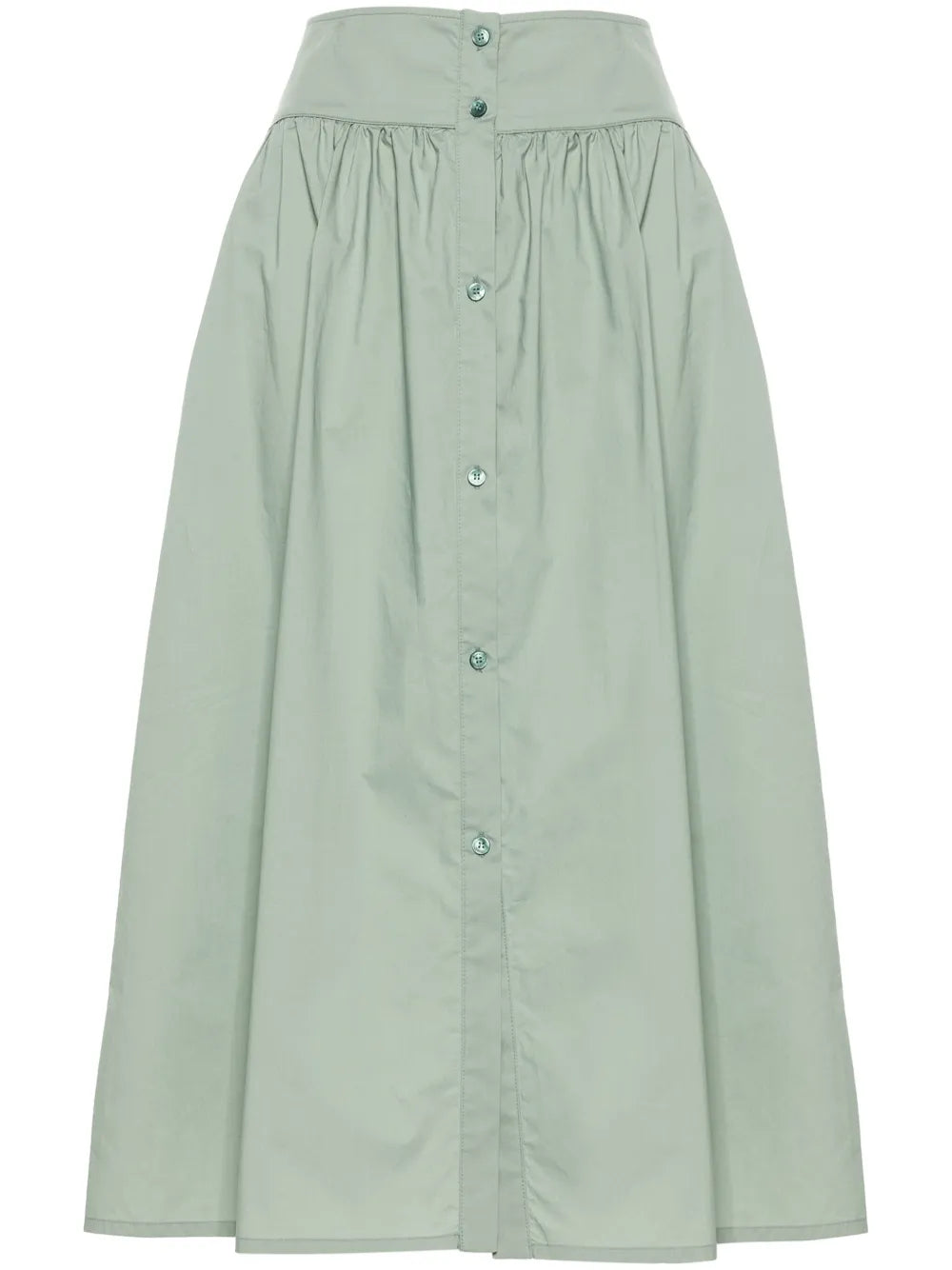 Poplin Midi Skirt