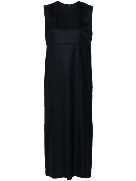 Sleeveless Wool-Blend Midi Dress