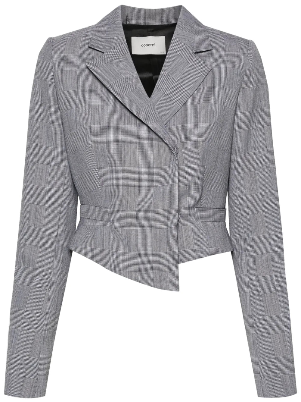 Double-Breasted Cropped Blazer