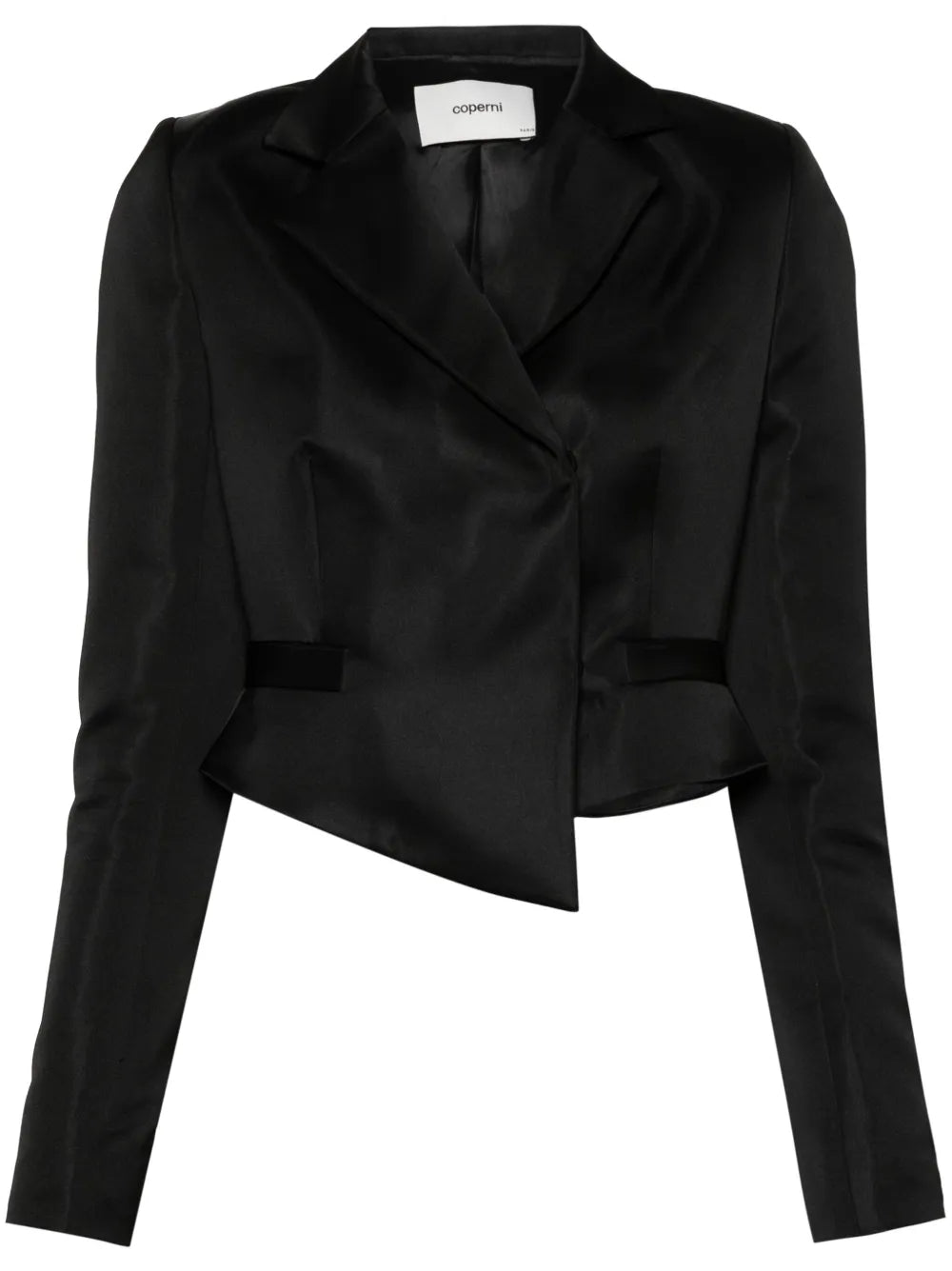 Cropped Double-Breasted Blazer