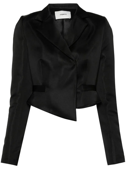 Cropped Double-Breasted Blazer
