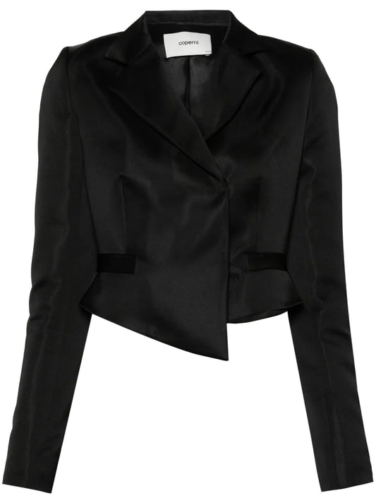 Cropped Double-Breasted Blazer