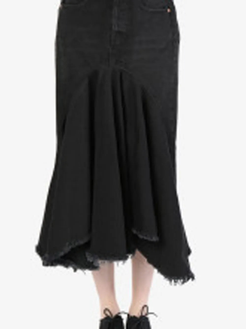 Denim Midi Skirt