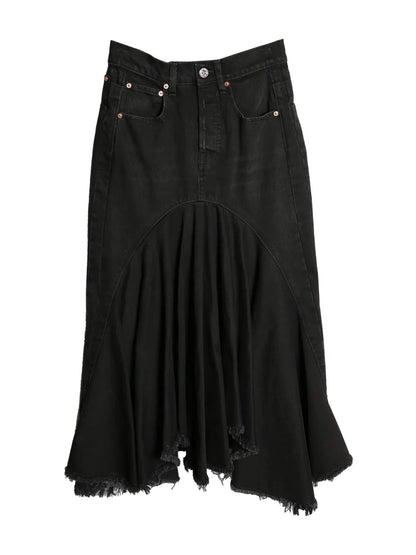 Denim Midi Skirt