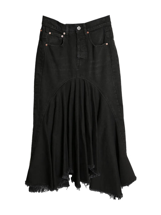 Denim Midi Skirt