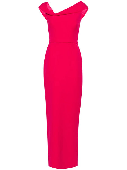 Koral Crepe Maxi Dress