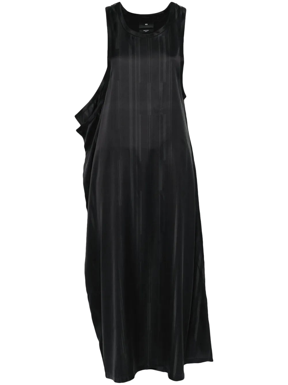 Striped Twill Maxi Dress