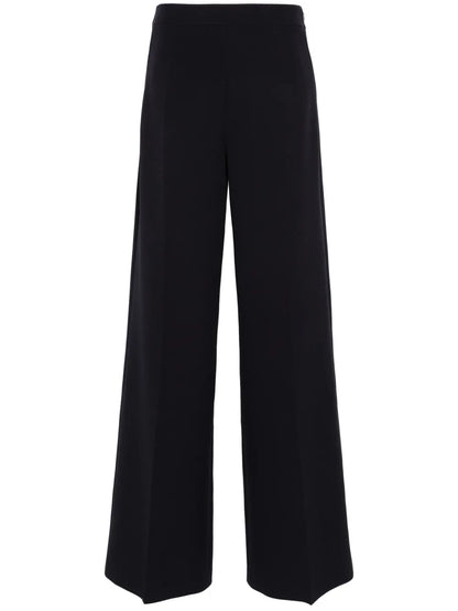 Crepe Wide Trousers