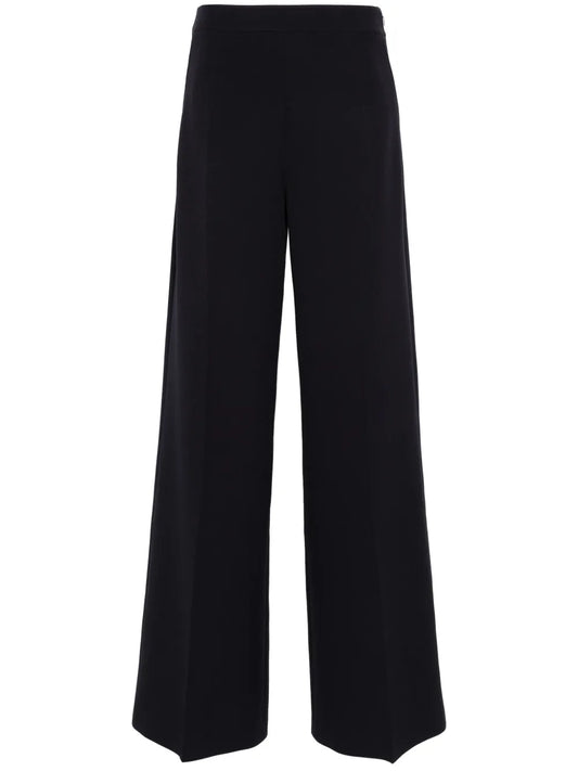 Crepe Wide Trousers