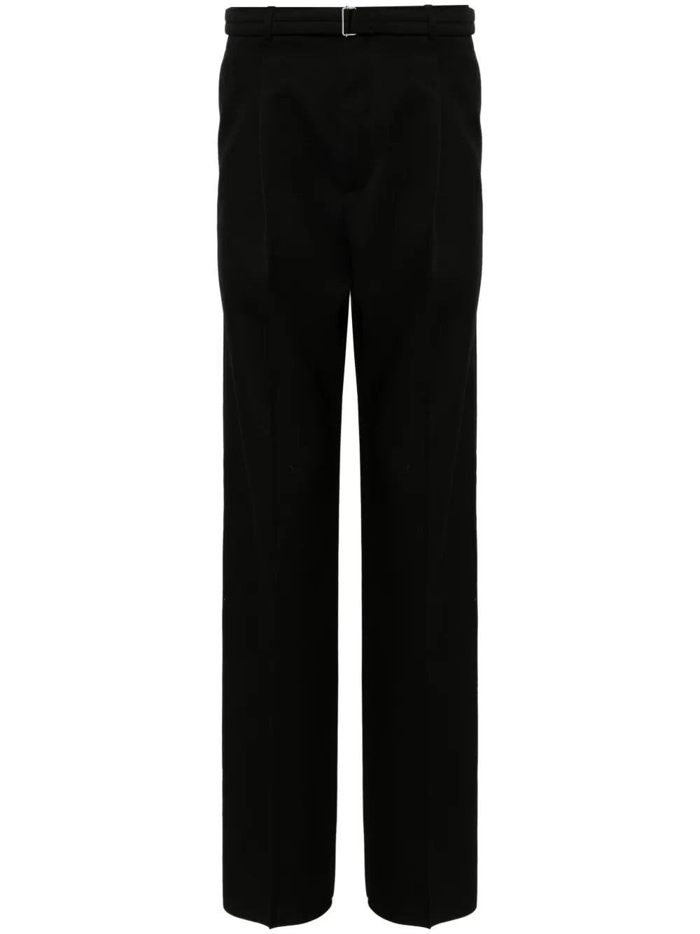 Belted Straight Trousers