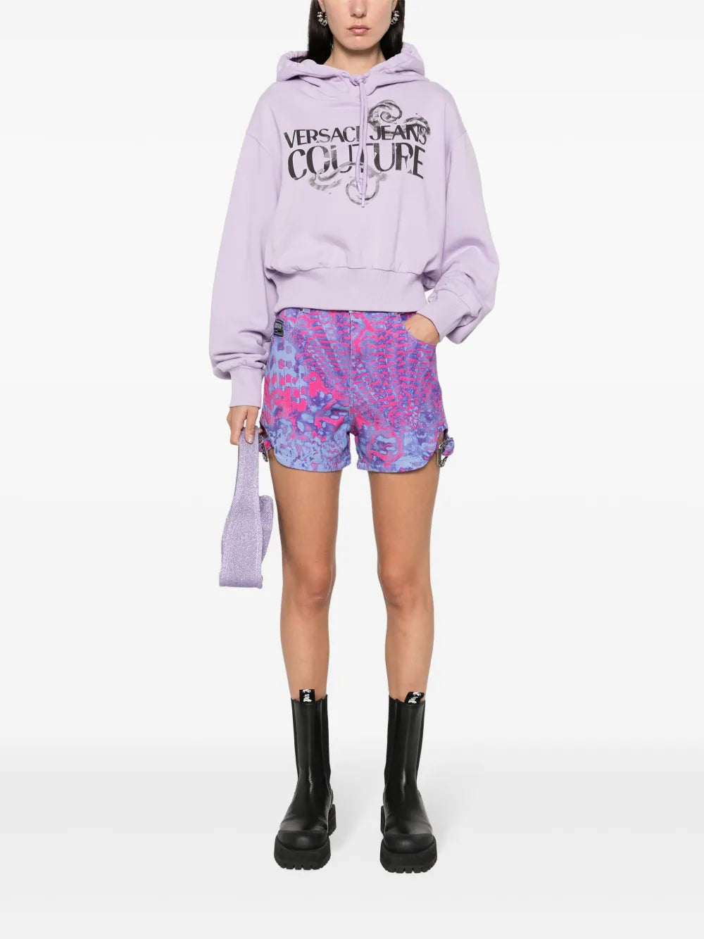 Animalier Denim Shorts