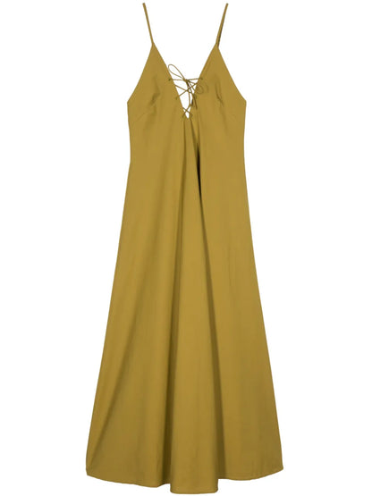 Cotton Poplin Maxi Dress